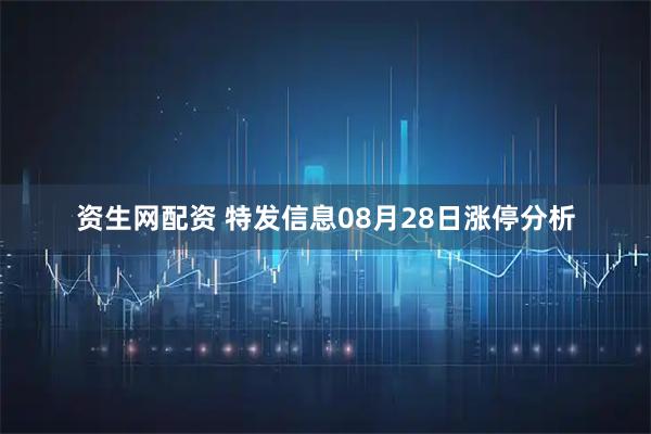 资生网配资 特发信息08月28日涨停分析